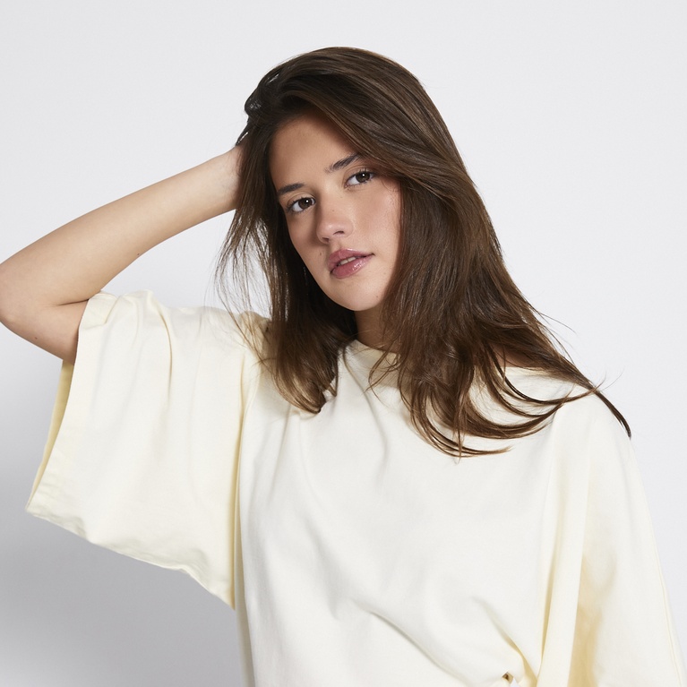 Poncho top "Abby" Light Yellow